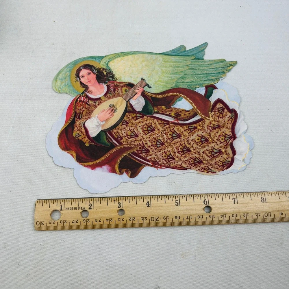 Hallmark Christmas Angel Chorus‎ Lute Robert Haas 39 Cards 42 Foil Envelopes